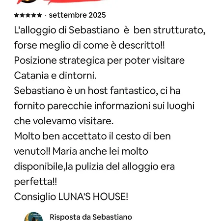 شقة Luna's House Fondachello *
